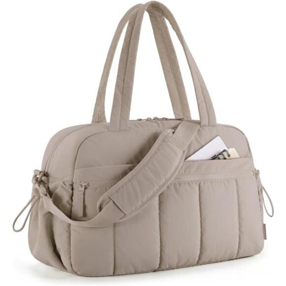 Gym Bag for Women, Duffle Bag for Travel with Wet Pocket, Lightweight Carry on - Picture 1 of 7